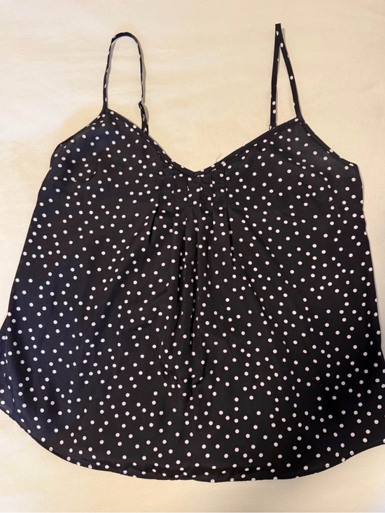 Talula Tops - Talula Black Polka Dot Spaghetti Strap Cami Top